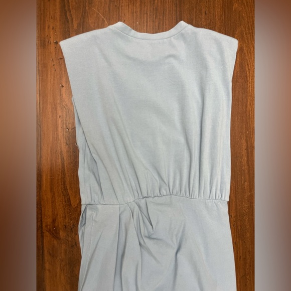 Strut & Bolt Shoulder Pad Wrap Dress Blue Size S / M Casual Comfortable Summer - Picture 7 of 16